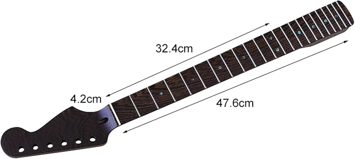 TSTS Electric Guitar Neck 6 String 22 Frets Good Handicraft for ST Electric Guitar Guitar ​Neck Replacement