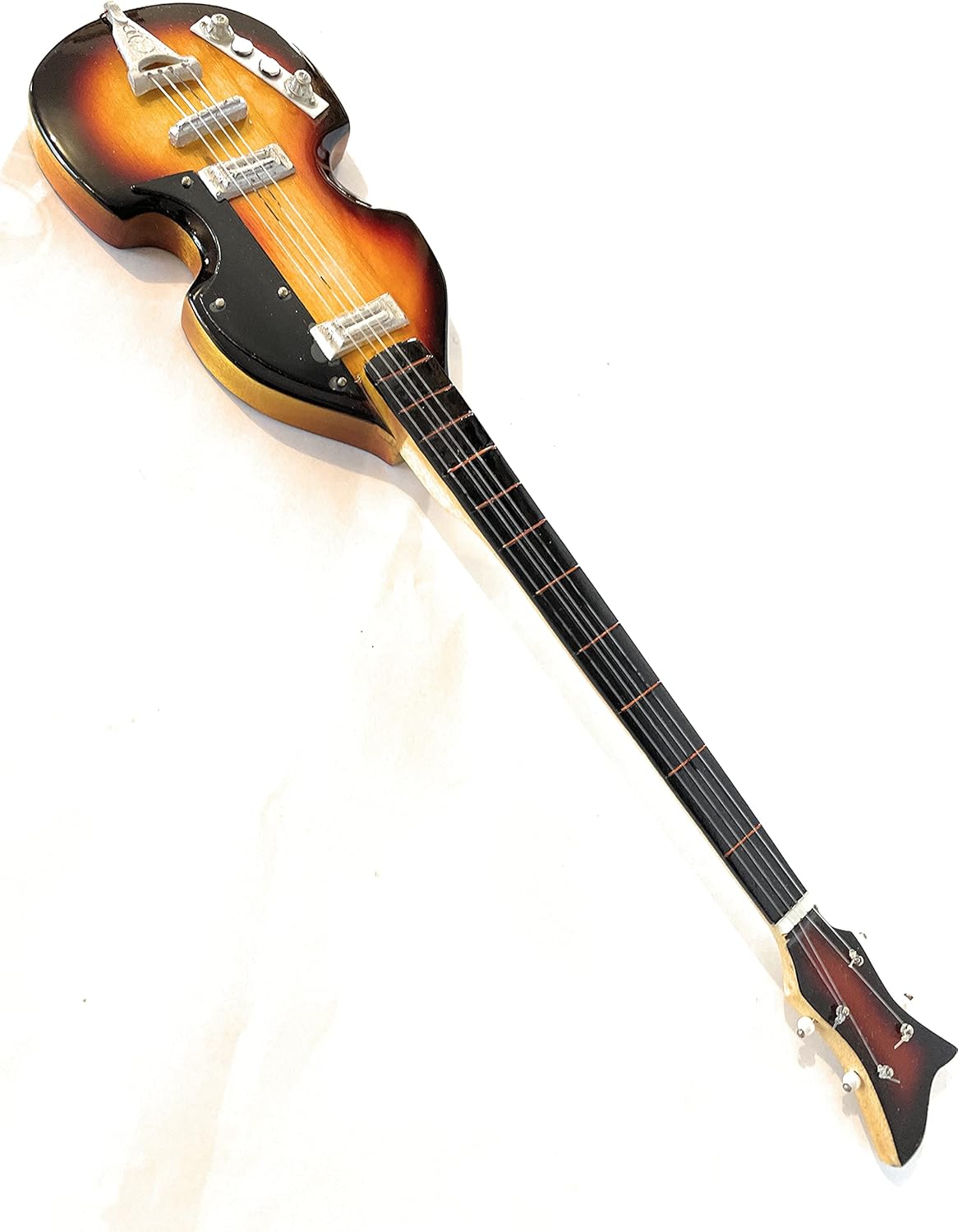 Pro Beatle Bass Sunburst Miniature Guitar Replica Collectible Guitar