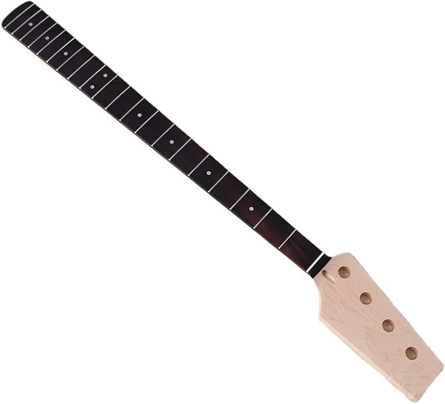 ZUZU 4 Strings Electric Bass Guitar Neck 20 Frets Right Hand Canada Maple Wood Neck Unfinished Guitar Neck