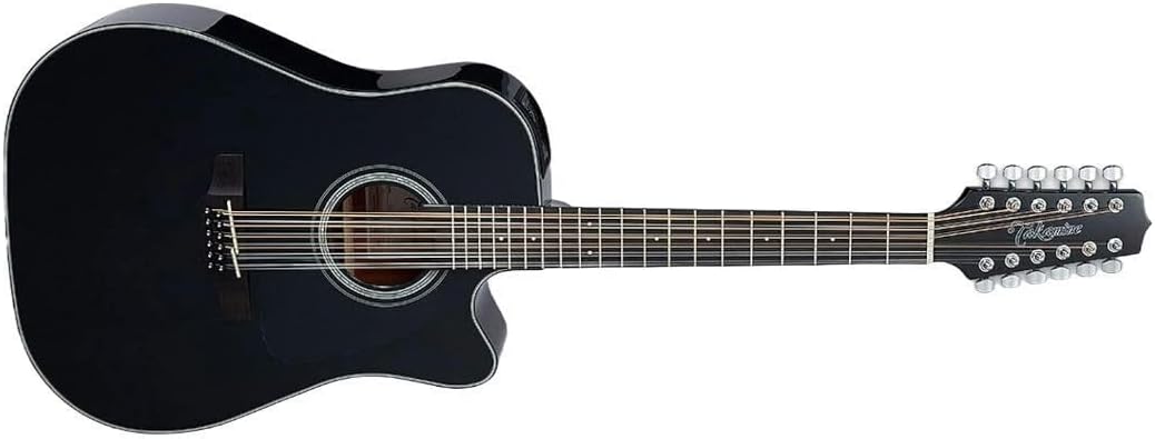 Takamine GD30CE-12 12-string Acoustic-electric Guitar - Black