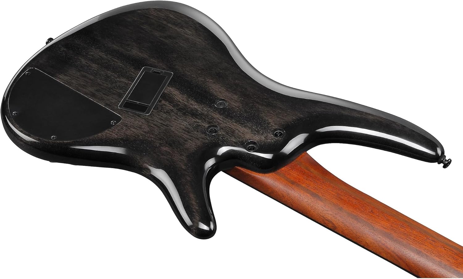 Ibanez SRMS805L Bass Workshop Left-Handed Multi-Scale 5-String Bass Guitar, Panga Panga Fingerboard, Deep Twilight