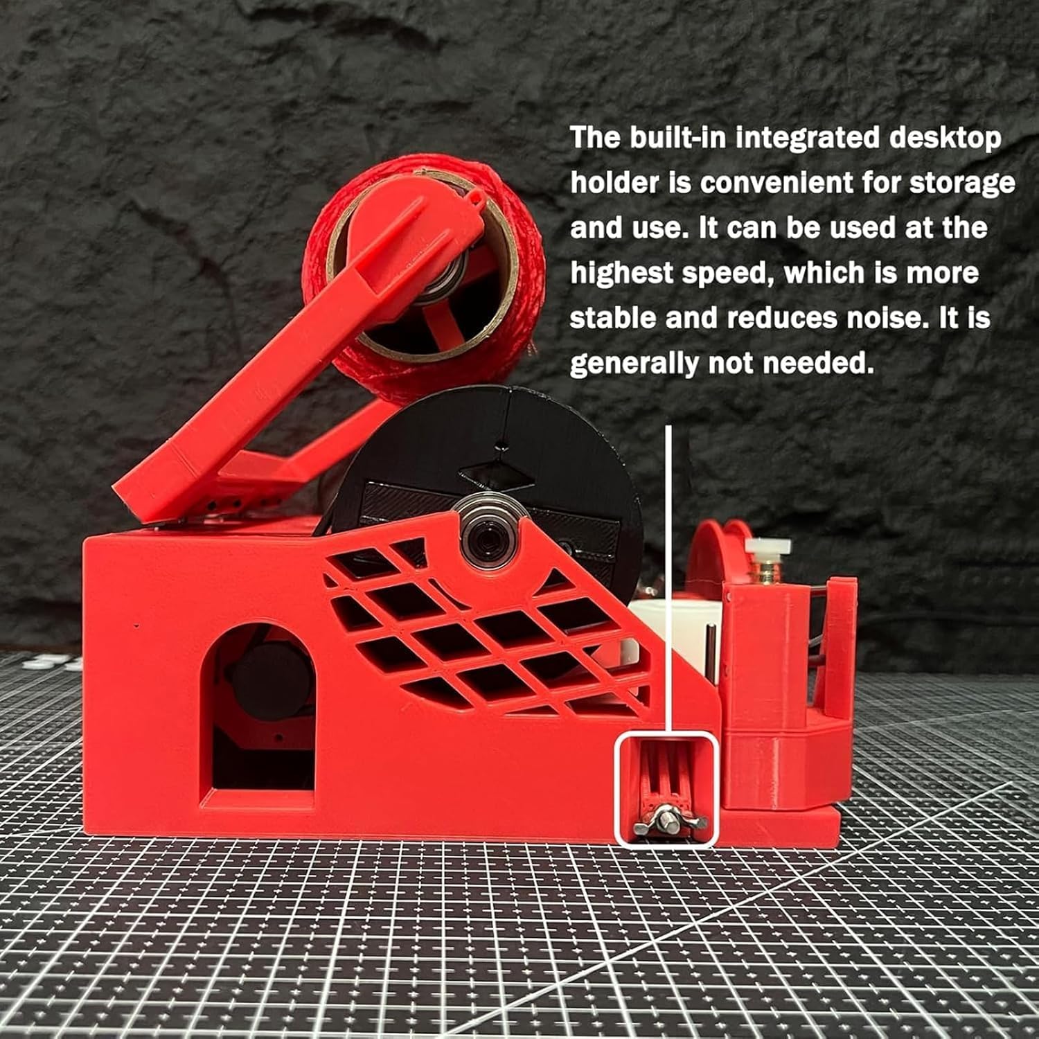 Electric Yarn Winder, Automatic Yarn Winding Machine, Adjustable Speed, Built-in Length Detector/Automatic Pause Function, for Yarn Weaving Blending Roving