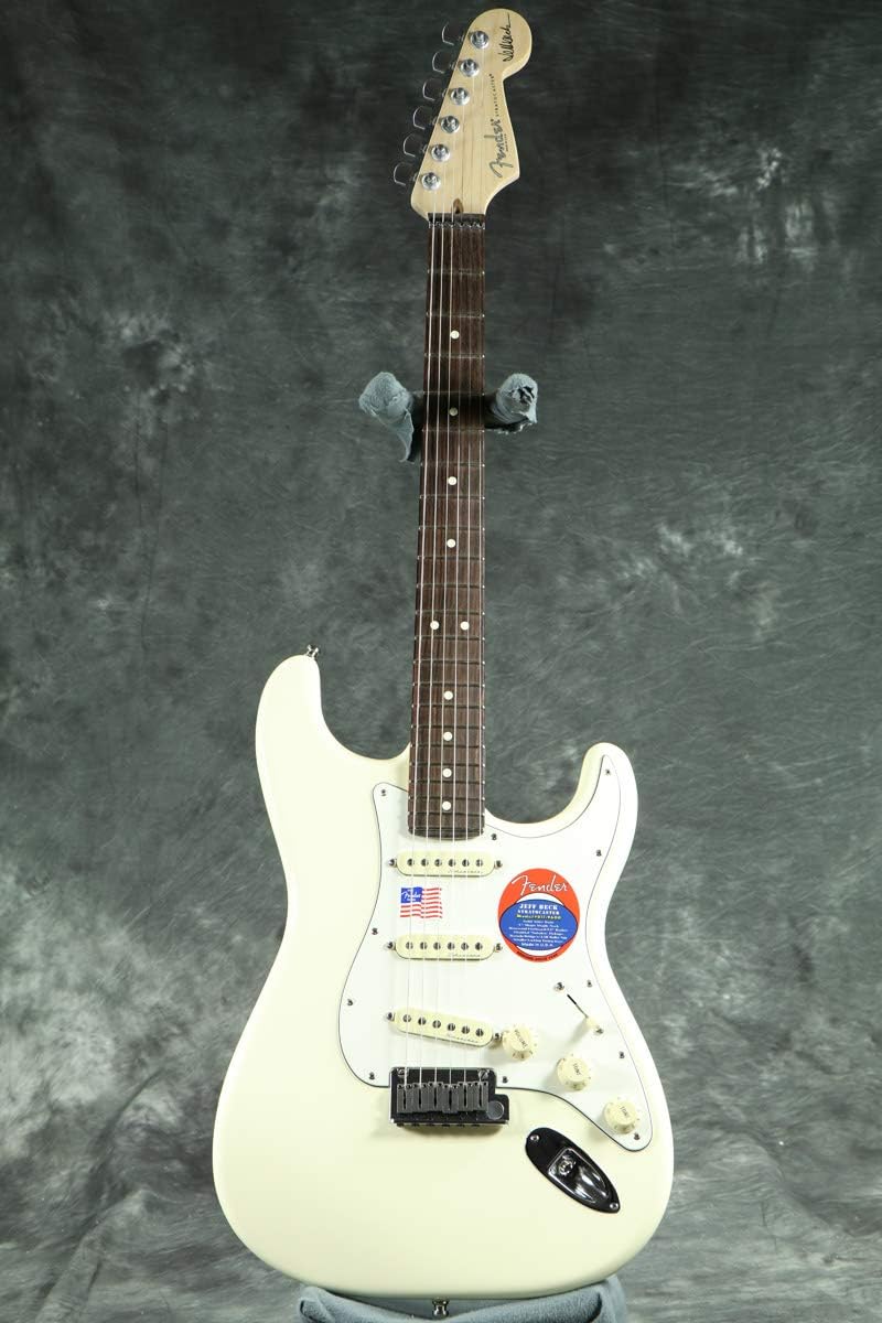 Fender Jeff Beck Stratocaster Electric Guitar, Rosewood Fingerboard - Olympic White