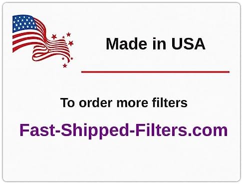 Fast-Shipped-Filters 8 Pack 20x20 Designed to Fit Respicaire CG MicroCLean 95 Air Cleaner Replacement Filter Pads Refills (4 Pack)