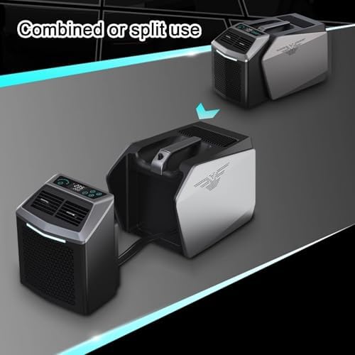 6100 BTU Portable Camping Air Conditioner for Outdoor and Indoor Use Split Structure 3 Speed Adjustment Air Cooler with Remote Control for Bedroom Tent Pets