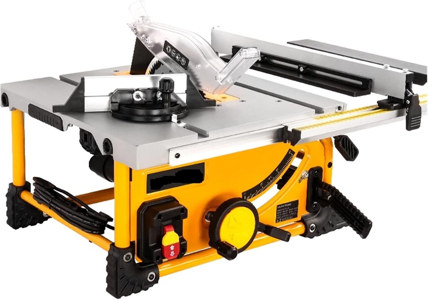 Table Saw 210mm 8 Inch Wood Cutting Saw Dust Free With Extension Portable Woodworking Machine with Efficiency(With plate Router C)