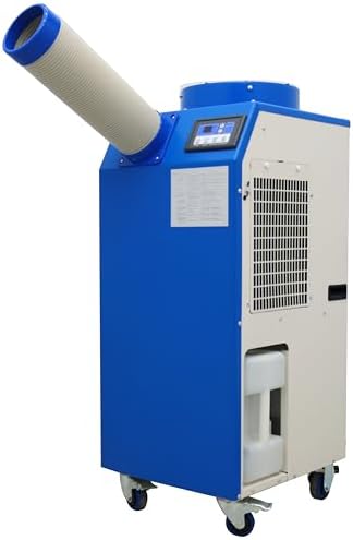 TECHTONGDA Commercial Air Conditioner Mobile Industrial Spot Cooler Outdoor Aircon Single Column Design 480m³/h 220V