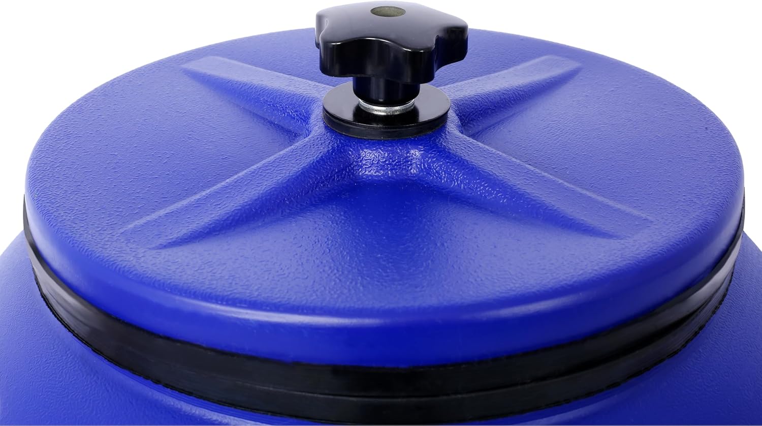 Electric Metal Parts Tumbler Plisher- Metal Polishing 18 lbs Vibratory Tumbler Rotary Vibratory Bowl Metal Cleaner Bowl Finishing Machine Cleaning Tumbler Industrial Polisher Heavy Duty