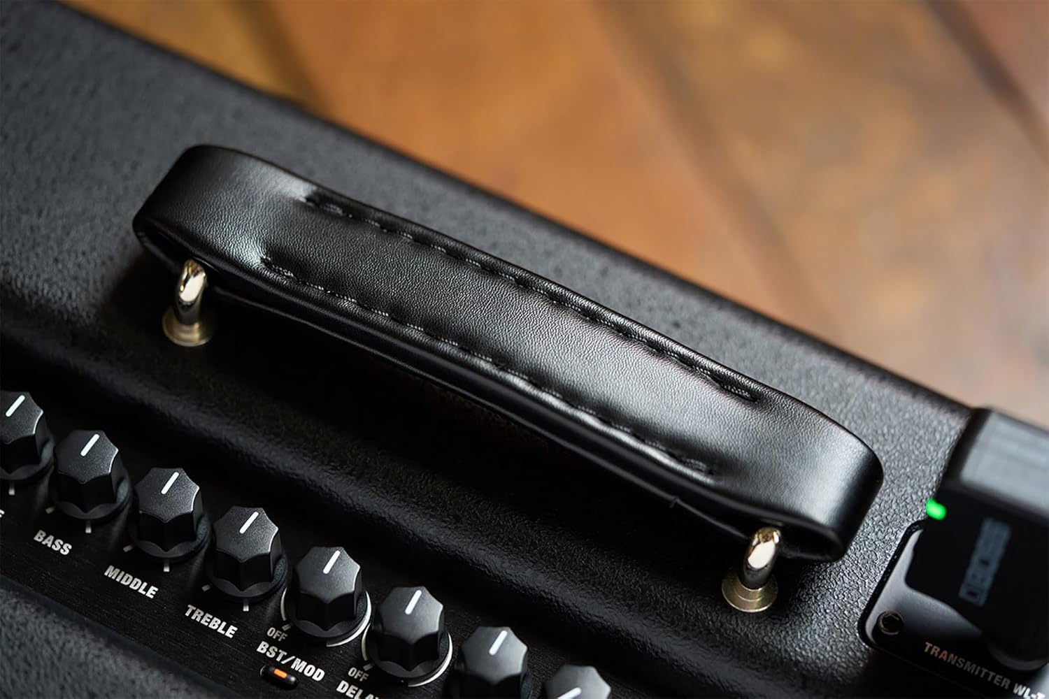 Boss Katana-Air EX Wireless Desktop Guitar Amplifier Bundle with Gearlux Instrument Cable and Picks