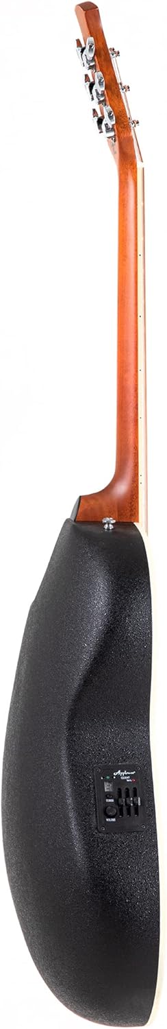 Applause Traditional AB24-4S Mid Cutaway Electric Acoustic Guitar (selected spruce top, mid-depth Lyrachord body, incl. 3-band EQ and tuner, scale length: 643 mm, nut width: 42.8 mm), Natural Satin