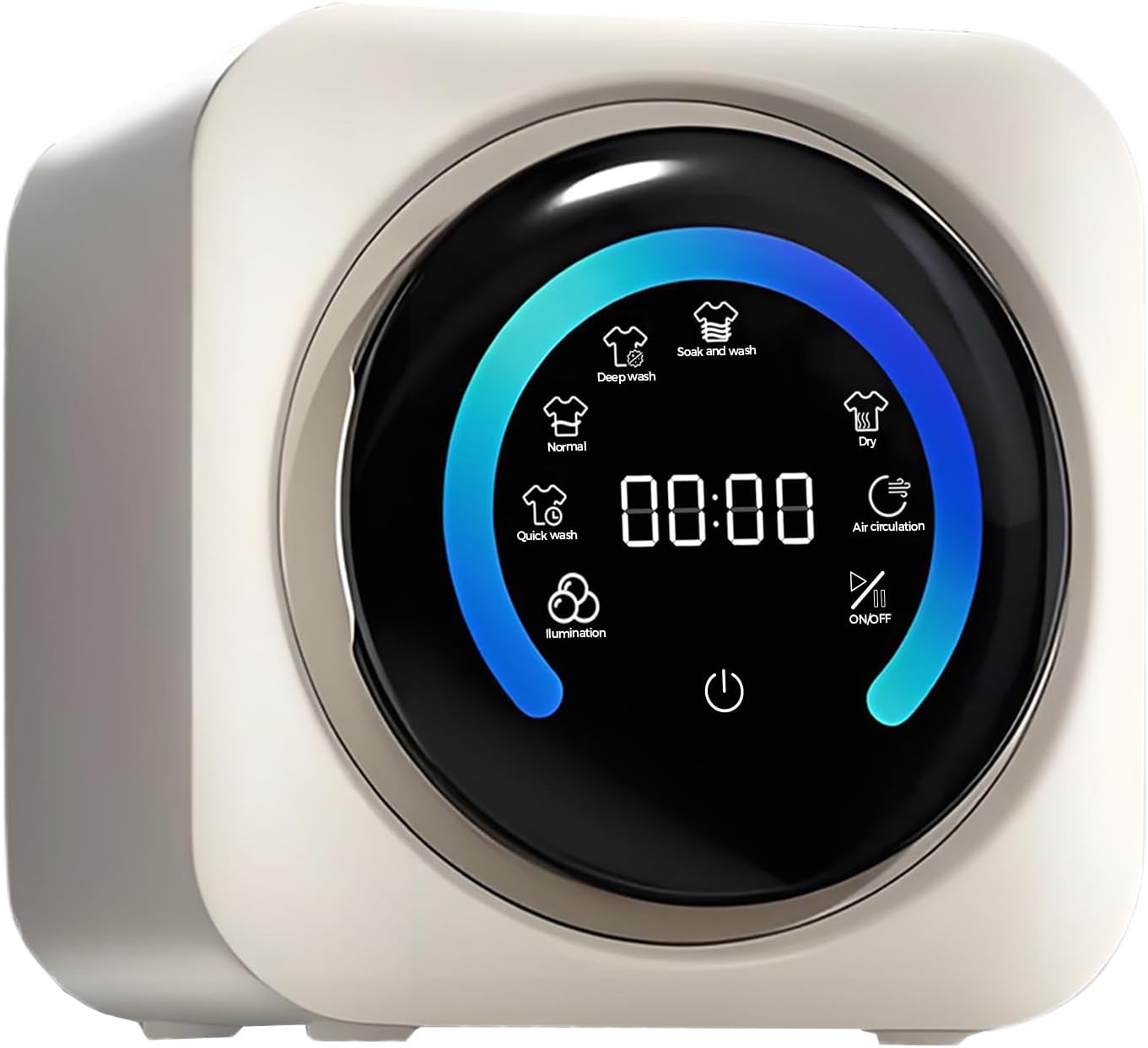 BANGBANGJI 2 in 1 Mini Portable Washer and Dryer Combo, 3.5L Wall Mounted Mini Washing Machine, Stainless Steel Drum for Small Clothes, Underwear, and Socks Desktop