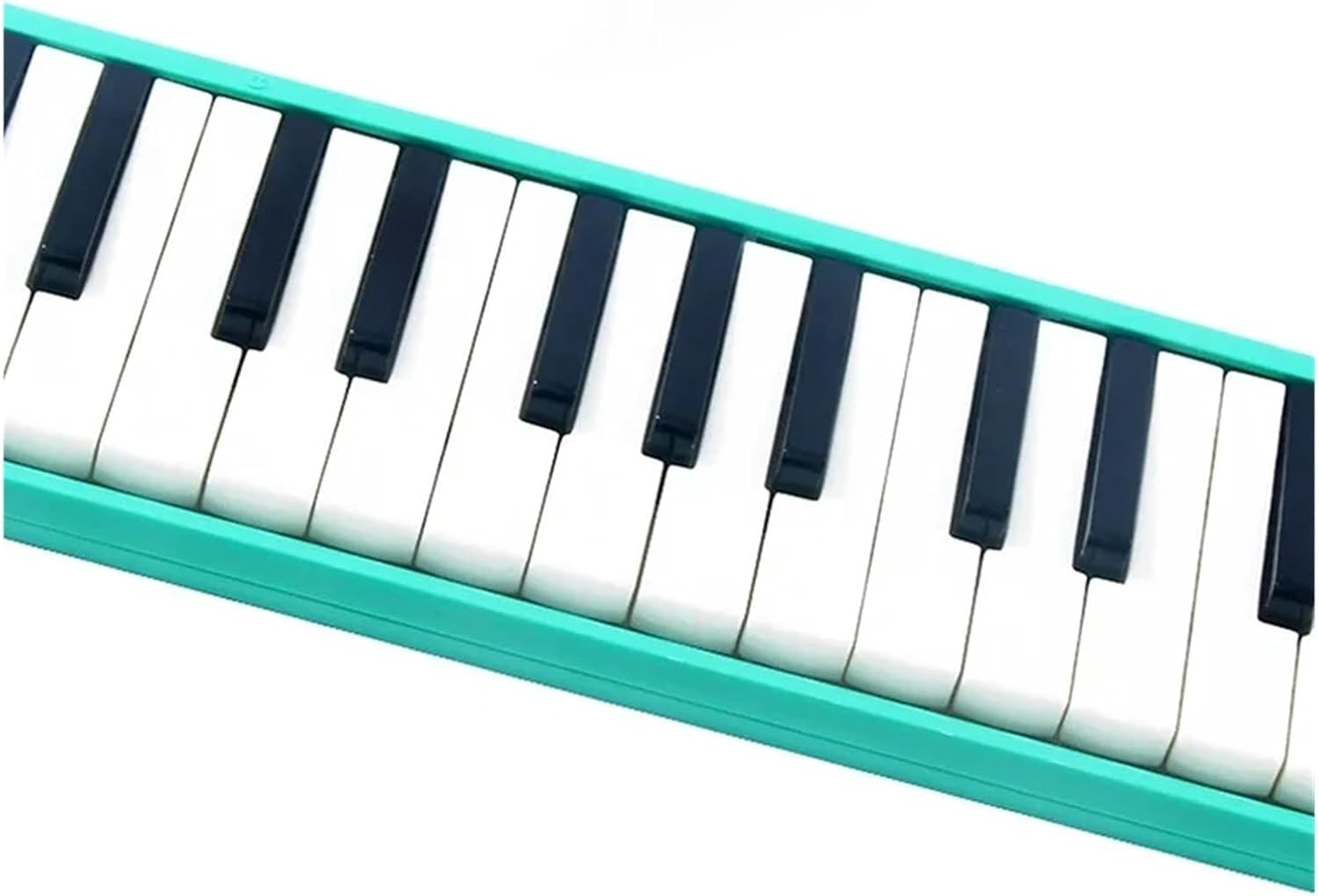 Melodica Children's Melodica 37 Keys Student 32 Keys Beginner Portable Musical Keyboard Mouth Piece Kids Piano(37 Key Green)
