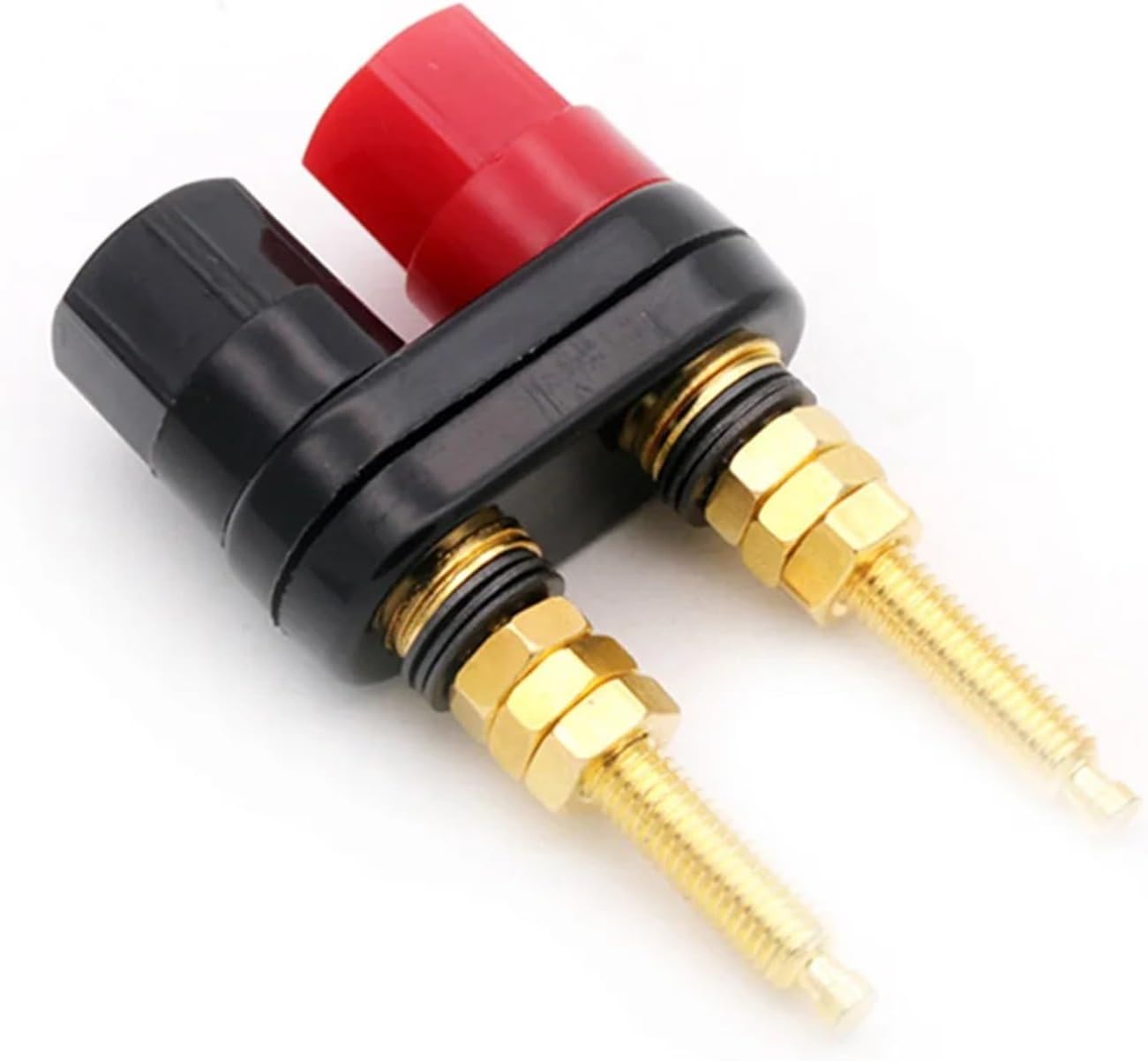 10PC Extended Speaker Banana Plugs Binding Post Terminals Connector Dual Female Socket for Speaker Amplifier