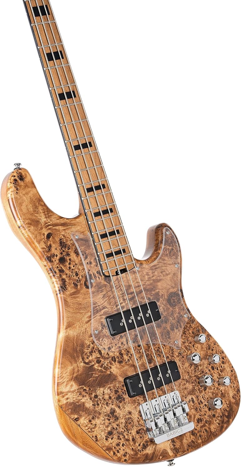 Cort GB Series Modern 4 Bass Guitar, Open Pore Vintage Natural