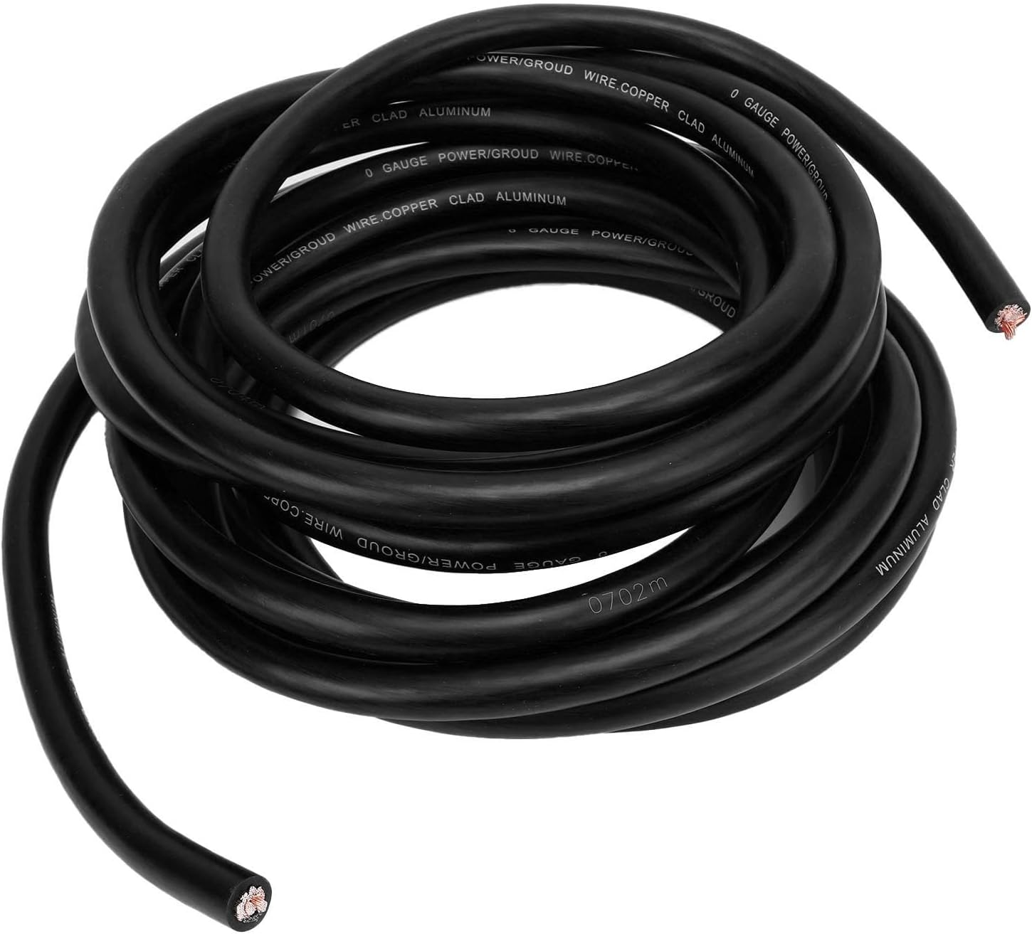 1 Gauge AWG Automotive Wire 25ft, Soft Insulated Copper Wire for Car Amplifiers, Subwoofers, Audio Installation, Grounding, Marine Use with Car Stereo Speaker Cable for RV (B)