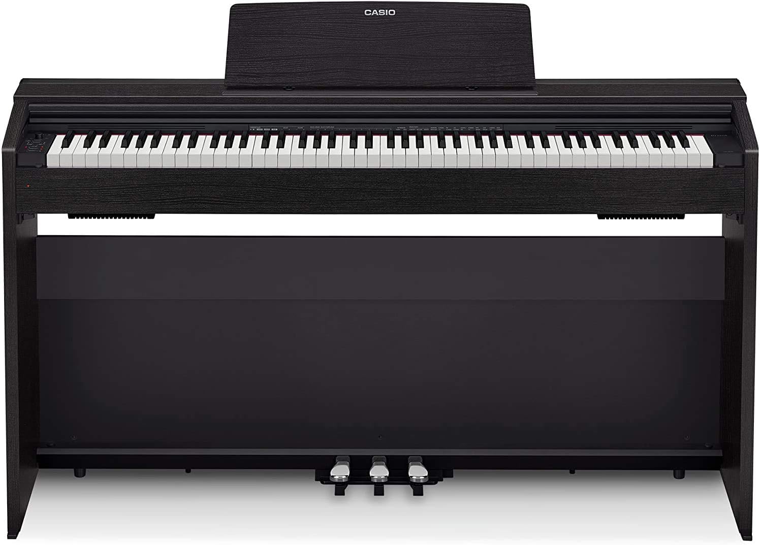 Casio Privia PX-870 Digital Piano - Black Bundle with Adjustable Bench, Headphones, Piano Book, Online Piano Lessons, Instructional DVD, and Austin Bazaar Polishing Cloth