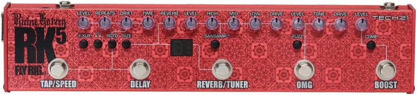 Tech 21 Richie Kotzen RK5 Signature Fly Rig V2 Multi-Effects Pedal