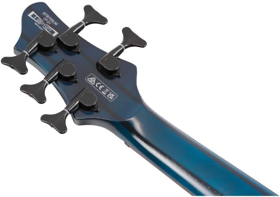 Ibanez BTB Bass Workshop Multi-scale 5-string Electric Bass - Cosmic Blue Starburst Low-gloss