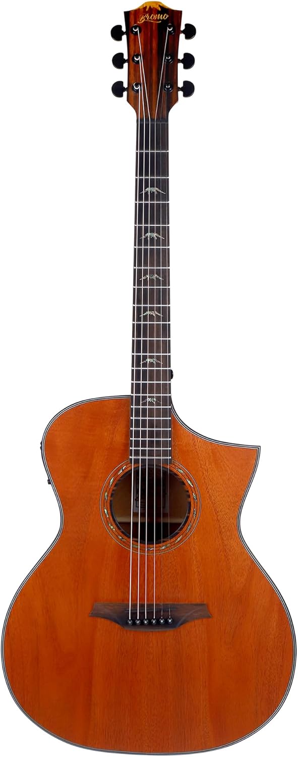 Bromo BAT 4MCE SG Solid Top Dreadnought Acoustic Guitar