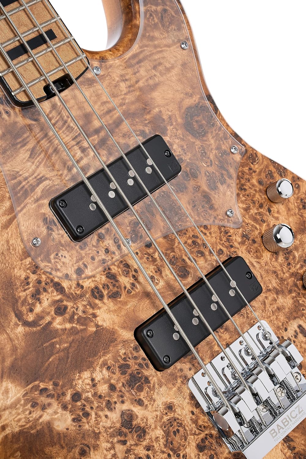 Cort GB Series Modern 4 Bass Guitar, Open Pore Vintage Natural