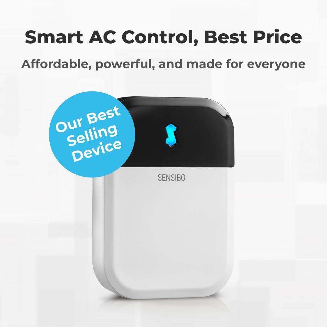 Sensibo Sky 3 Pack, Smart Home Air Conditioner System - Quick & Easy Installation. Maintains Comfort with Energy Efficient App - Automatic On/Off. Wifi, Alexa and Siri.