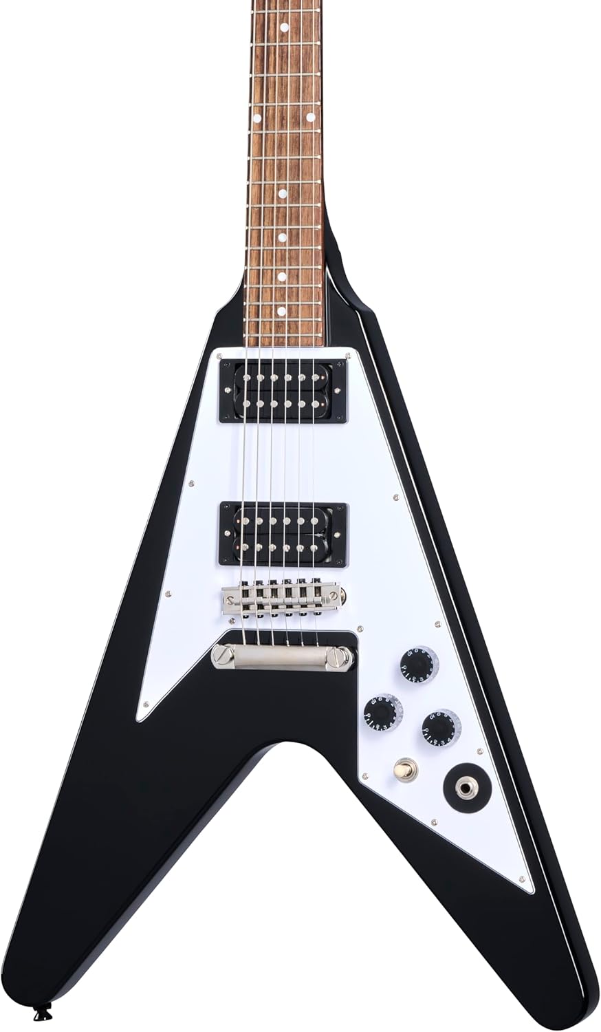 Epiphone Kirk Hammett 1979 Flying V, Ebony with Case