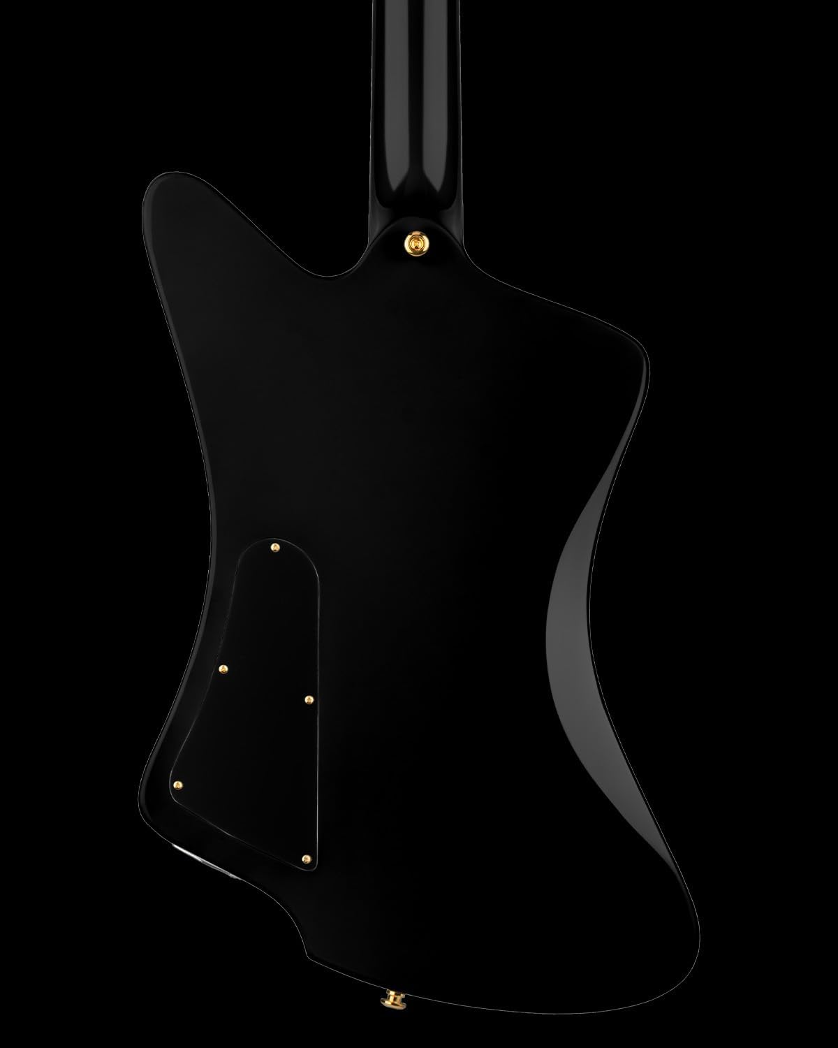 WestCreek Mirage Solid Body Electric Guitar, Mahogany Body, Maple Neck, Rosewood Fretboard, Rounded End Frets, Bone Nut (Glossy Obsidian Black)