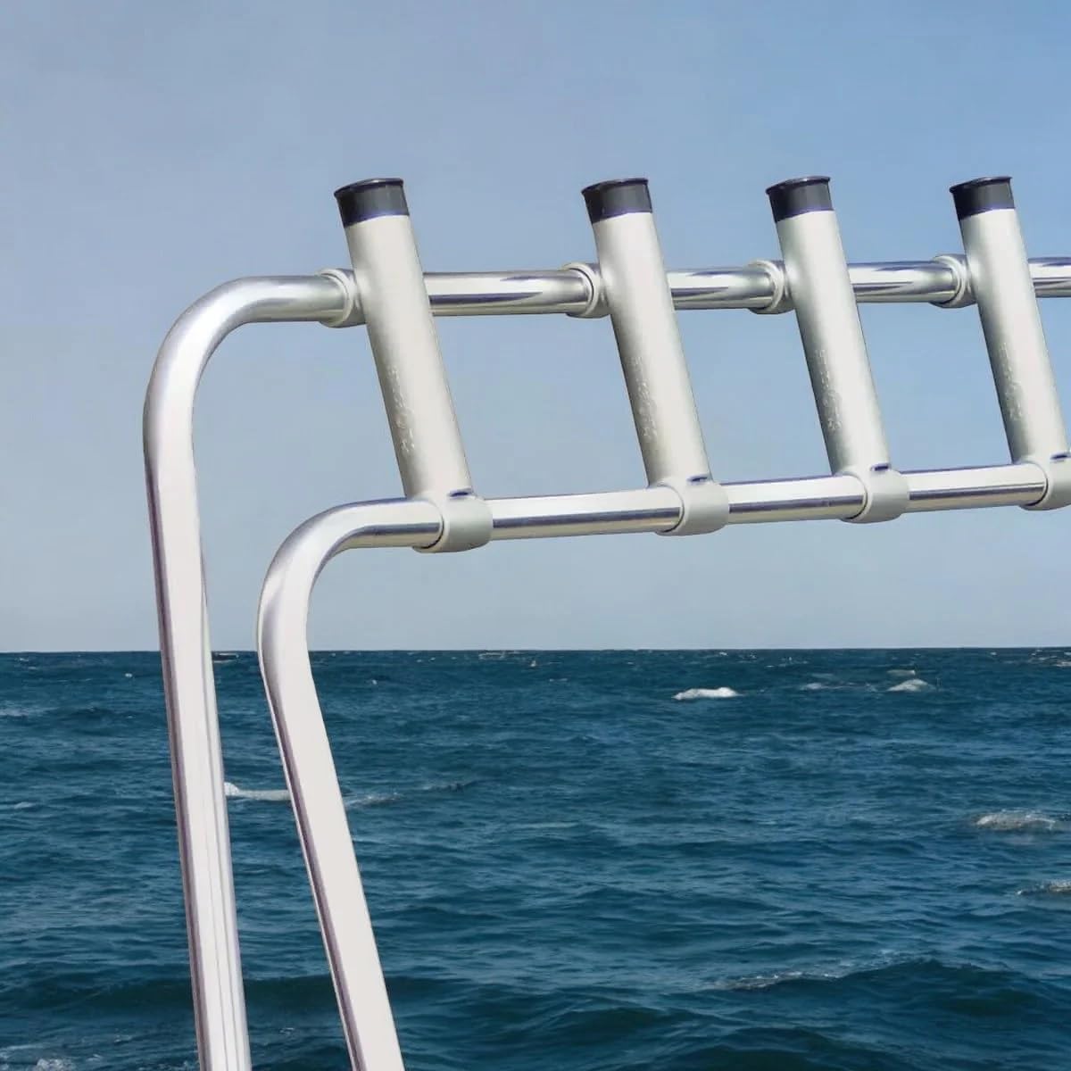 Oceansouth Fishing Arch (Rocket Launcher) fishing pole holder rod holders rack accessories for boats boat bimini top hardware boating safety equipment pontoon jon bass rocket launcher cover pishing