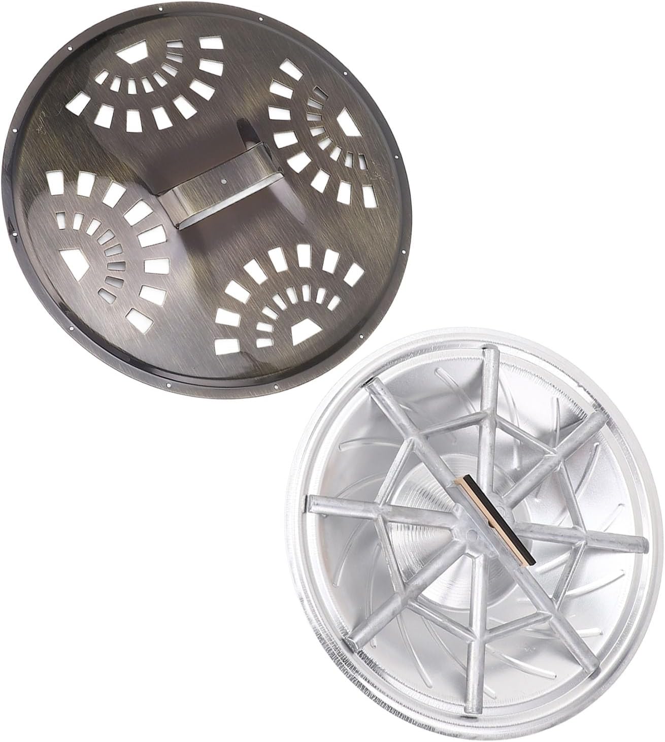 Bronze Resonator Guitar Parts Set Premium Construction Soundhole Screen Spider Bridge Saddle