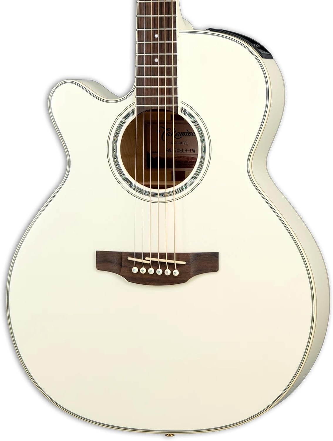 Takamine GN37CE NEX Left-handed Acoustic-electric Guitar - Pearl White