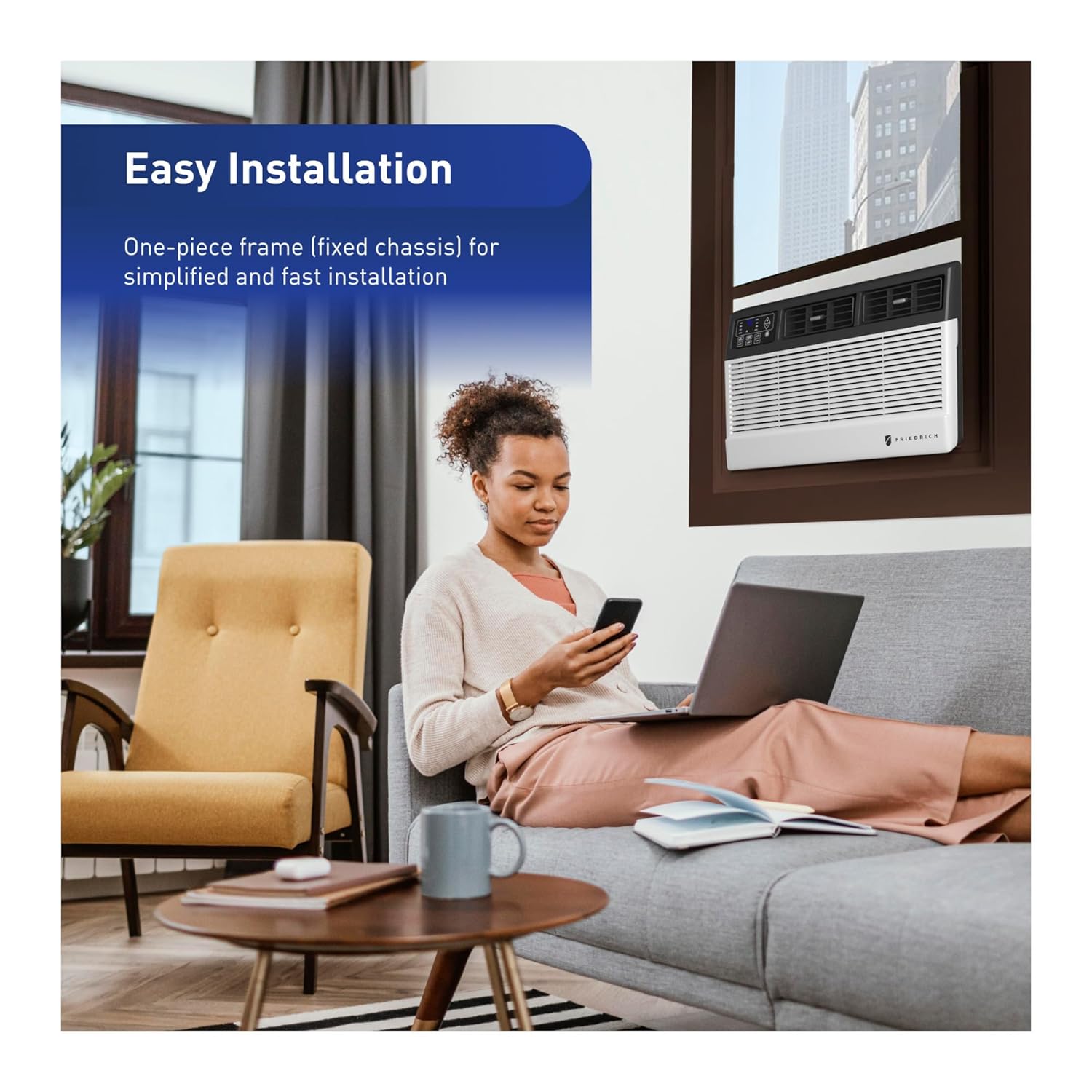 Friedrich Chill Premier 5,000 BTU 115v Cooling Only Window Unit