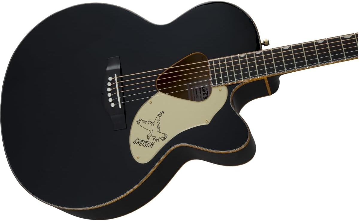 Gretsch G5022CBFE Rancher Falcon Jumbo Cutaway Acoustic-Electric Guitar - Black