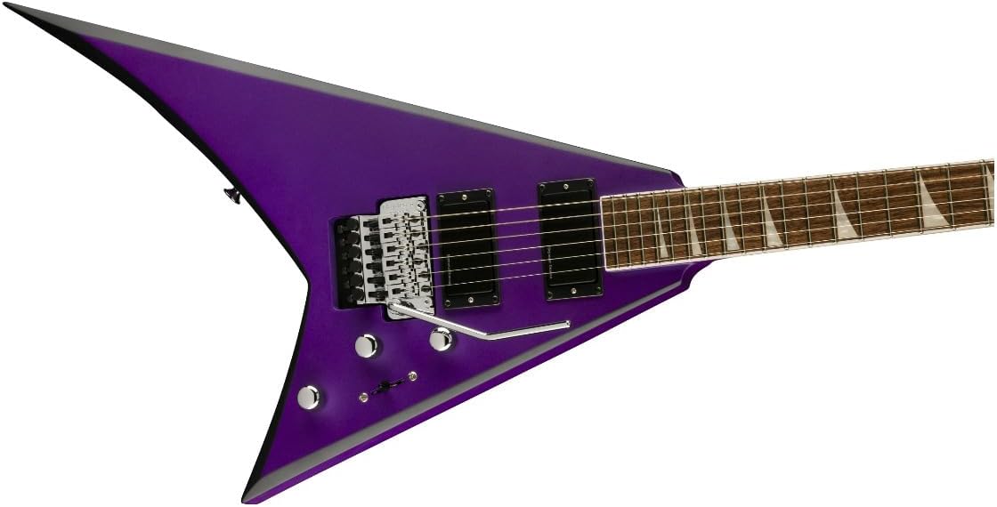 Jackson X Series Rhoads RRX24 Electric Guitar - Purple Metallic with Black Bevels
