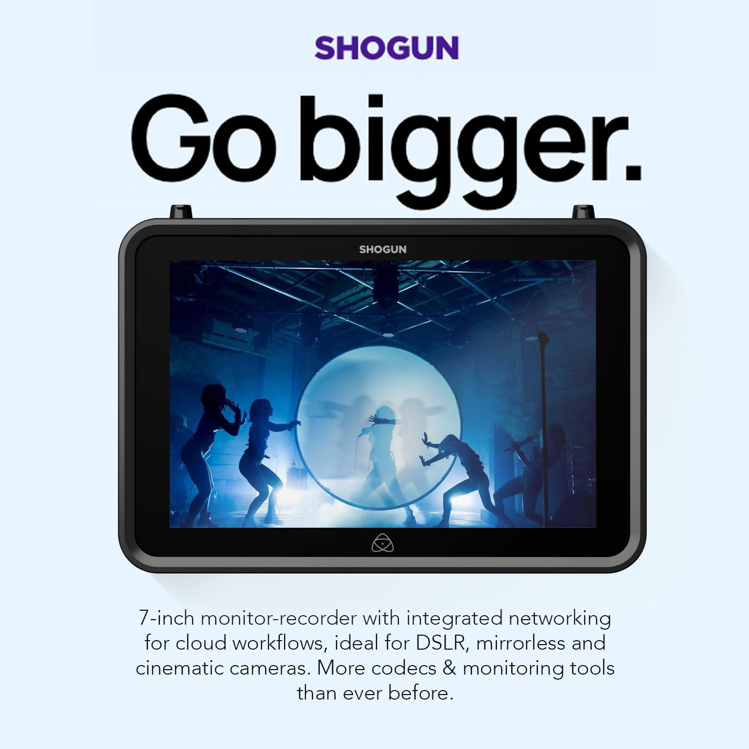 Atomos Shogun 7.2-Inch HDR Pro and Cinema Monitor, Recorder, and Switcher Bundle with Universal Accessory Kit (2 Items)