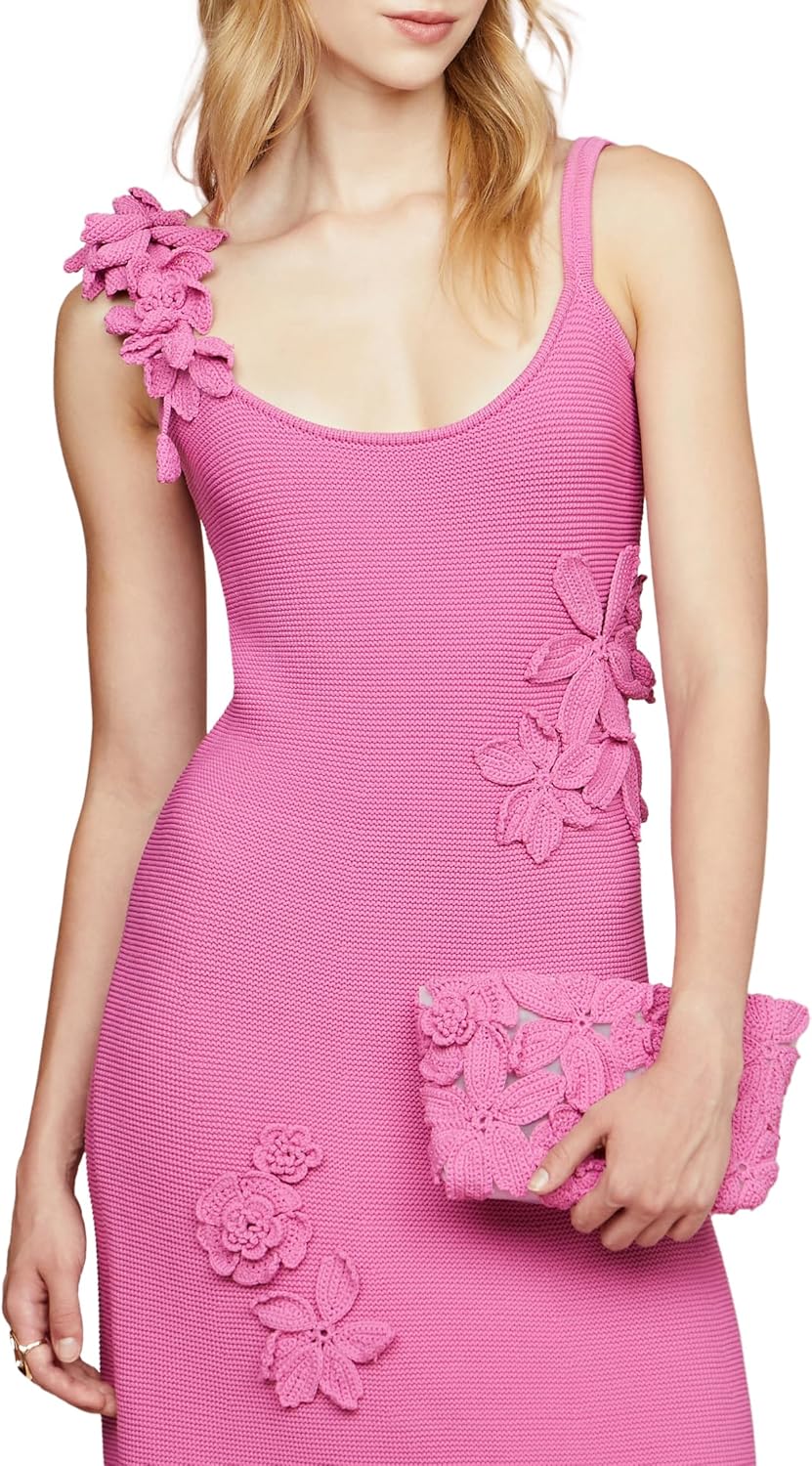 AMUR Women's Allegra Floral Knit Midi