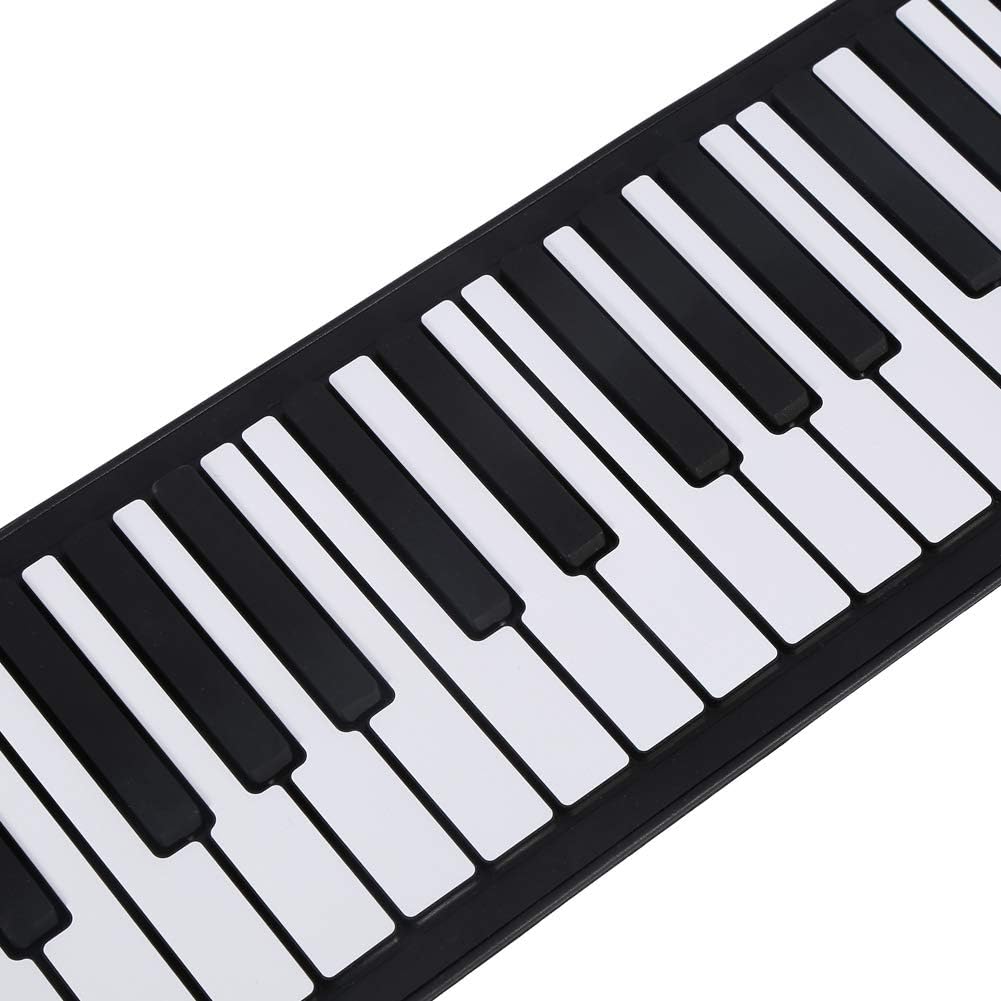 Upgraded 61 Keys Roll Up Piano, New Portable Piano Soft Silicone Flexible Electronic Digital Music Keyboard Piano