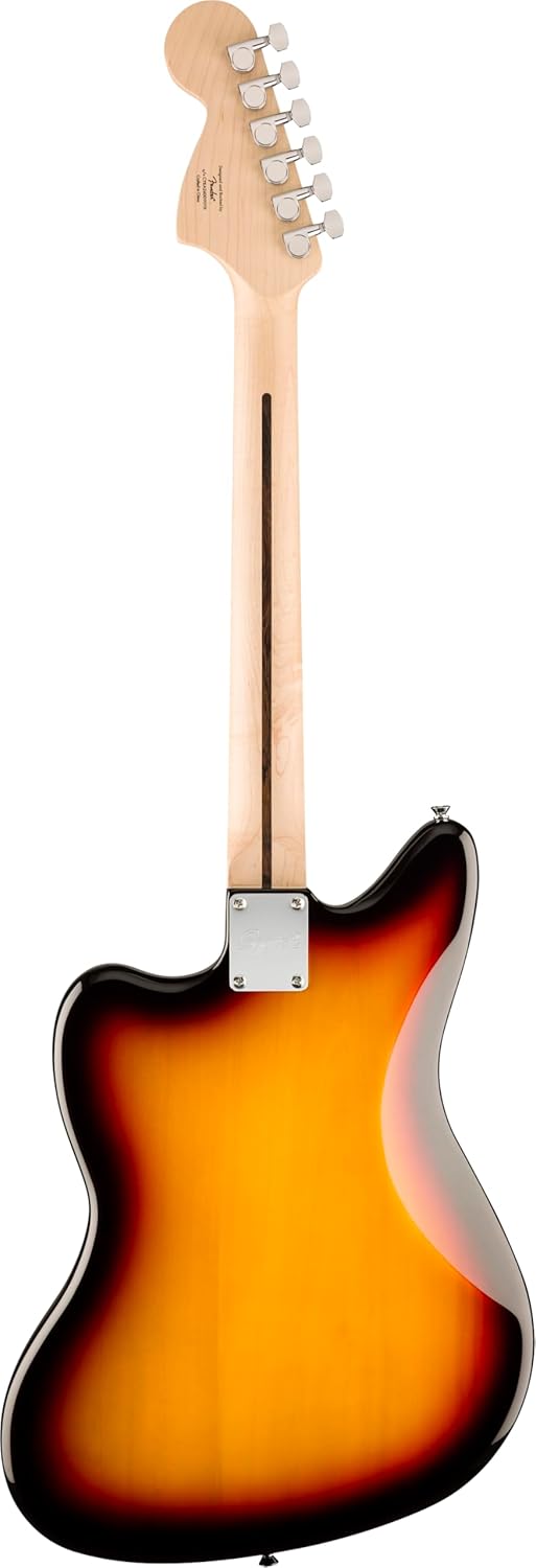 Affinity Series Jaguar, Laurel Fingerboard, Black Pickguard, 3-Color Sunburst