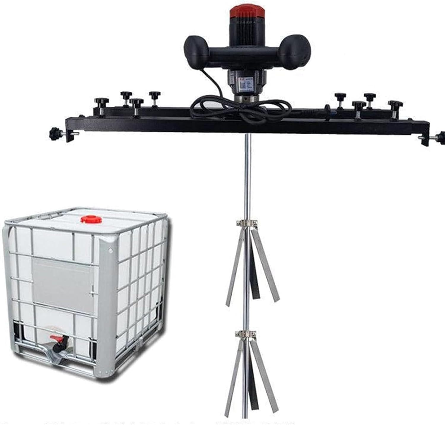 Barrel Drum Stirrer, IBC Paint Stirring Machine, 3280w Electric Tank Mixer Machine with Support Hanger, Paint Mixing Equipment for Ink Dissolver Agitator