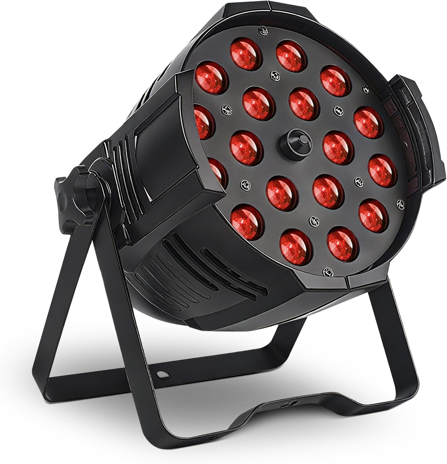 SHEHDS LED Par Lights 18x18W Zoom(14-45 Degree)/Wash/Strobe Effect Stage Light RGBWAP 6IN1 Uplights DMX512 Sound Activated RDM Function DJ Lights for Christmas Disco Club Party Dance Wedding Bar