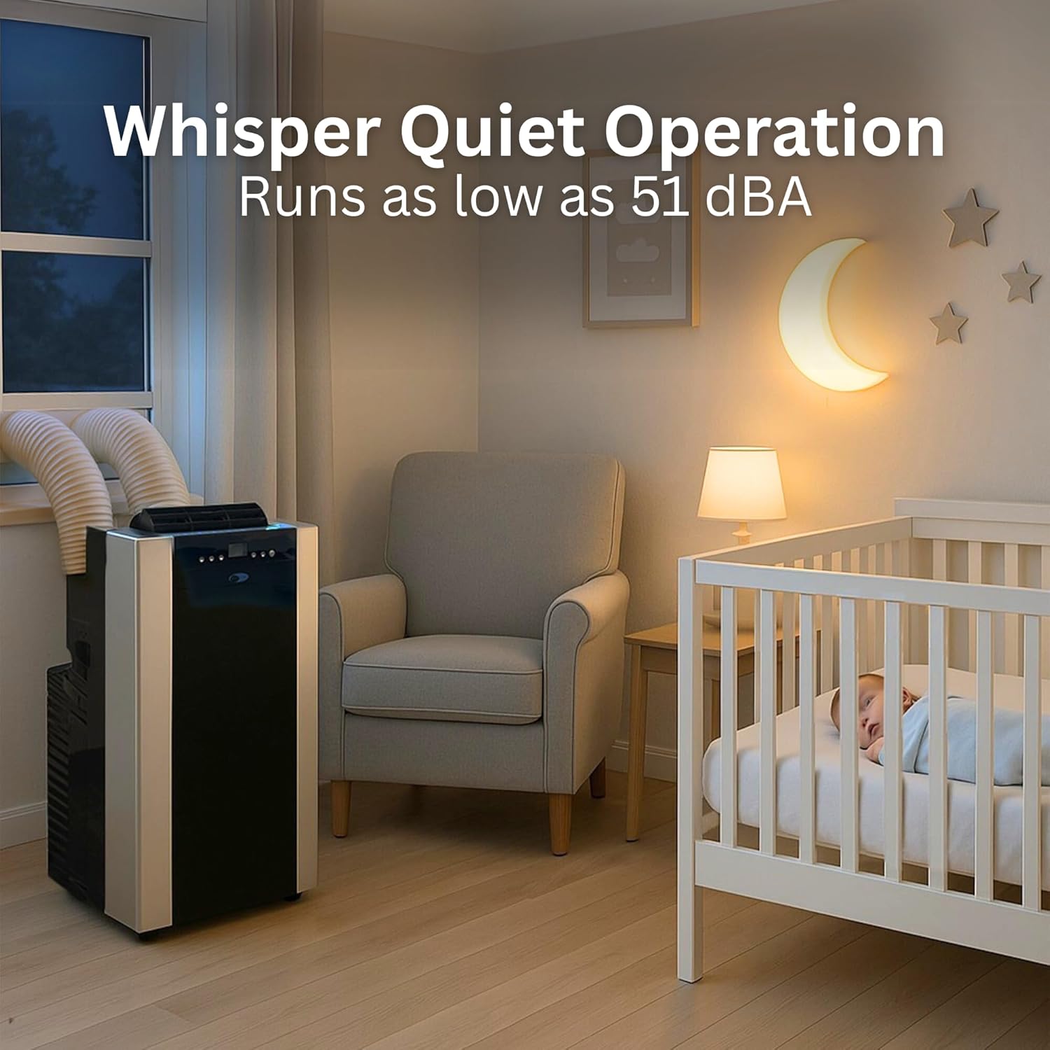 Whynter Portable Air Conditioner 14,000 BTU with Dual Hose Dehumidifier & Cooling Fan for 500 Sq Ft Rooms, Includes AC Unit Window Kit, ARC-14S (9,500 SACC)