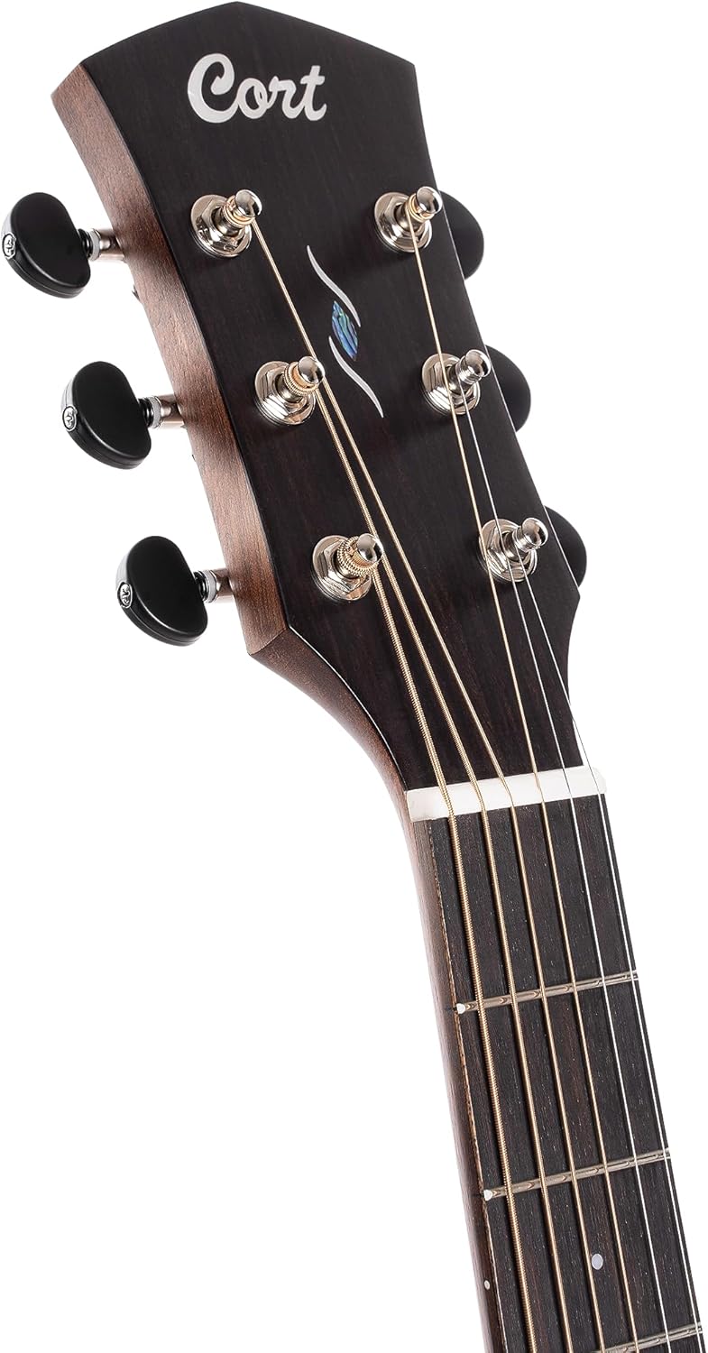 Cort Core Series GA Blackwood Acoustic-Electric Guitar, Open Pore Light Burst