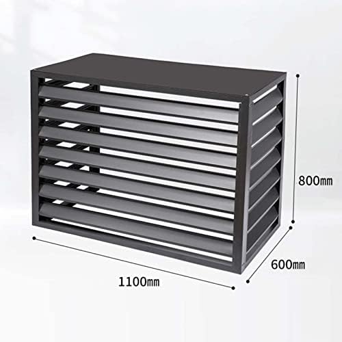 Outdoor Air Conditioning Cover Decorative Privacy Screen, Aluminum All-weather Central Air Conditioner Protection Cover For Outside Units,freestanding Enclosure to Cover Garbage Or Ac Units