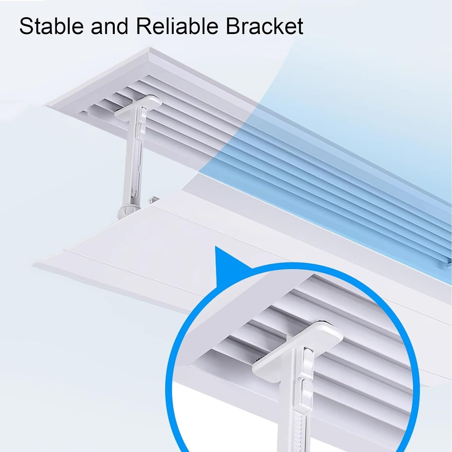 Ac Wind Deflector, Air Conditioner Deflectors, Retractable Adjustable Angle, Air Conditioners Wind Deflector for Ceiling
