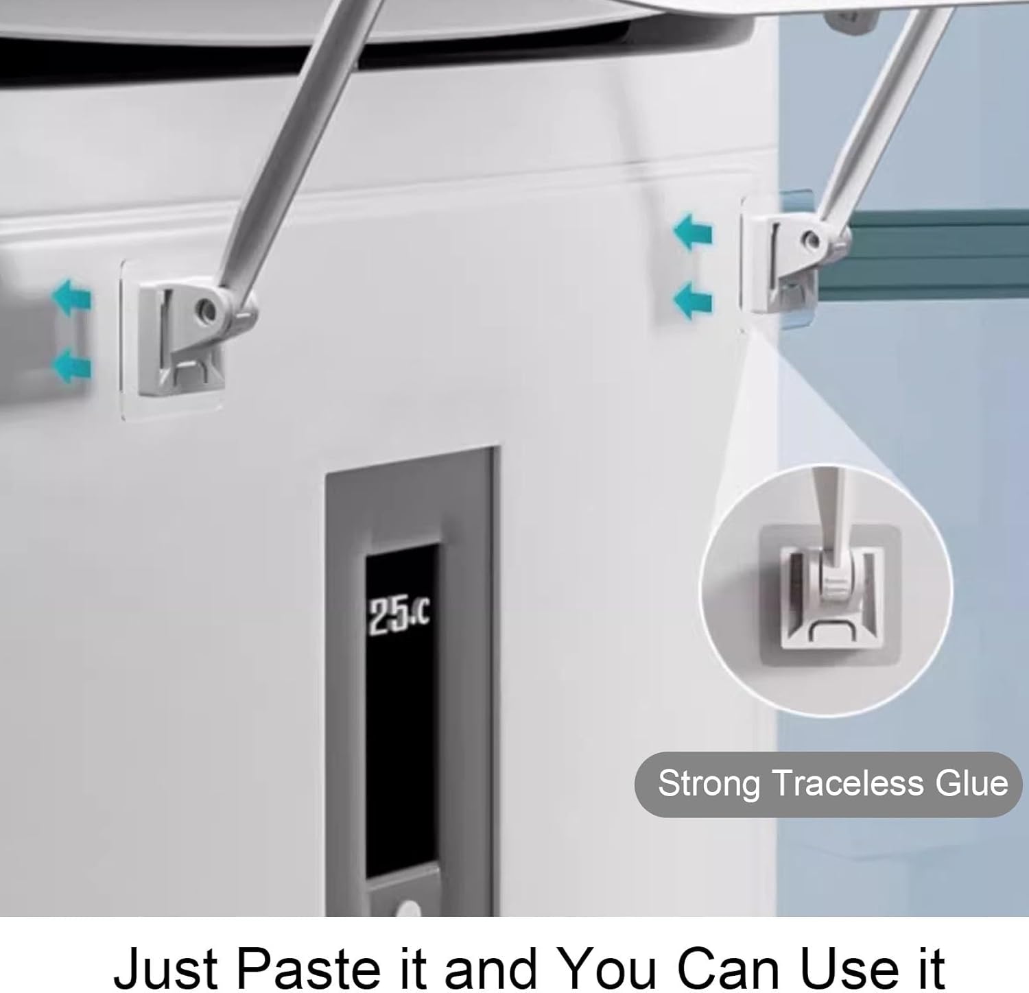 Air Conditioner Wind Deflector, Air Conditioning Baffle of Reverse C Shape Design, Air Deflector for Floor Standing and Cabinet