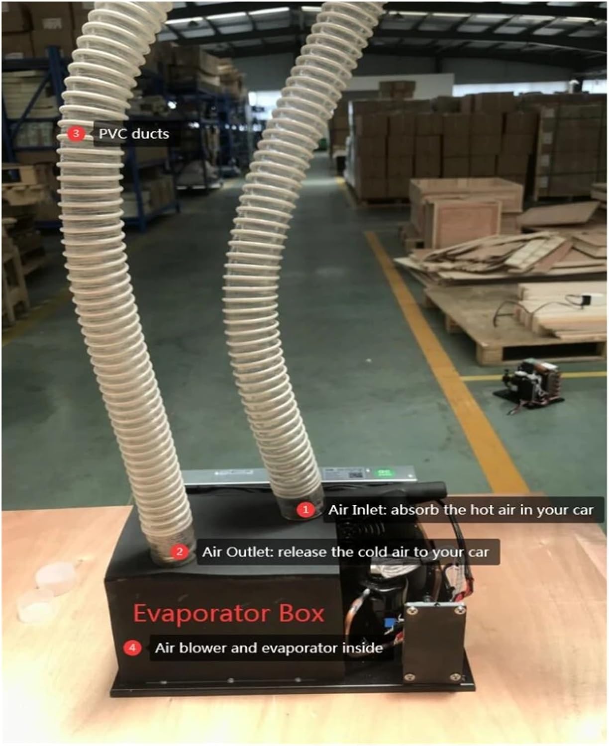 Air Conditionera, Micro DC Air Conditioner, 700W Compact Cooling & Heating for Electronics, Vehicles, & Small Spaces, DC 24V, R290 Refrigerant