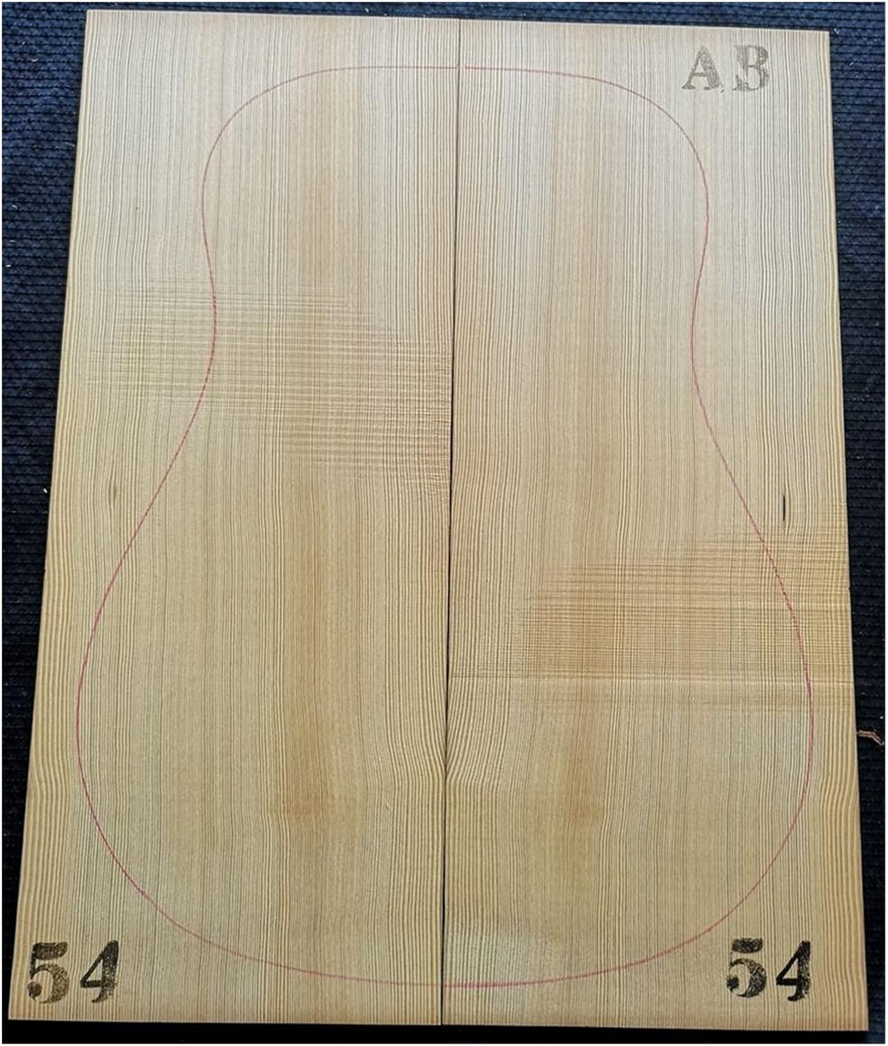 Spruce Veneer Guitar All-Single Guitar Making Materials Guitar DIY Accessory (Color : 19)