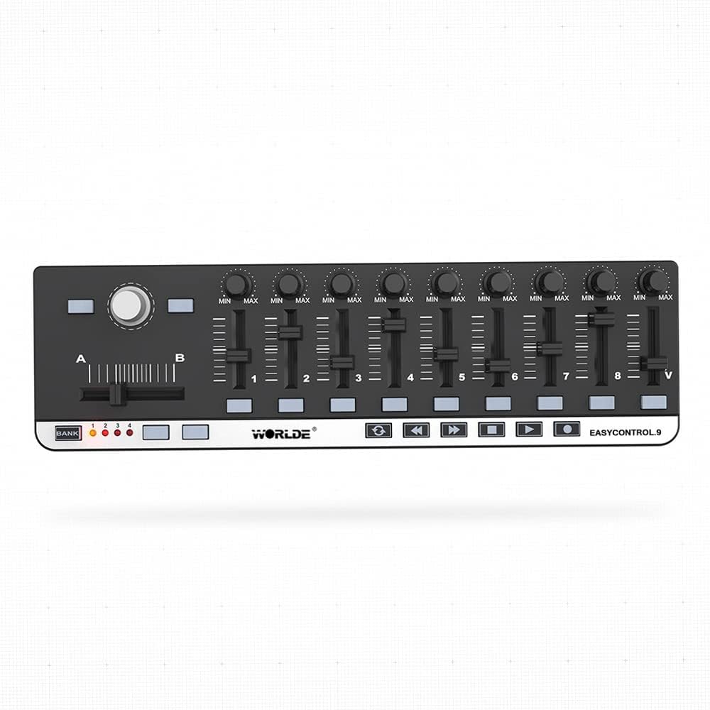 EasyControl.9 Portable Mini USB 9 Slim-Line Control MIDI Controller