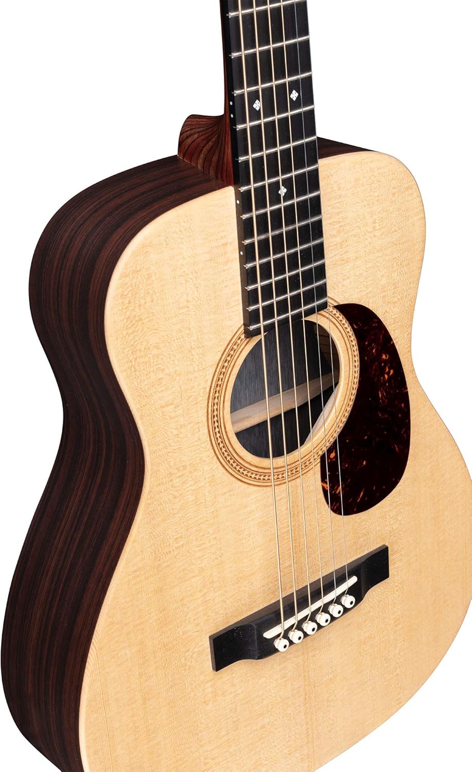 Little Martin LX1RE Acoustic-Electric Guitar with Gig Bag, Sitka Spruce and Rosewood Pattern HPL Construction, Modified 0-14 Fret, Modified Low Oval Neck Shape