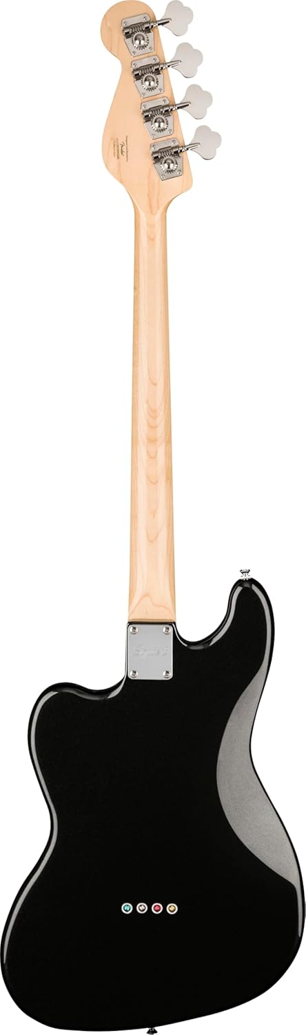 Paranormal Rascal Bass HH, Laurel Fingerboard, White Pearloid Pickguard, Metallic Black