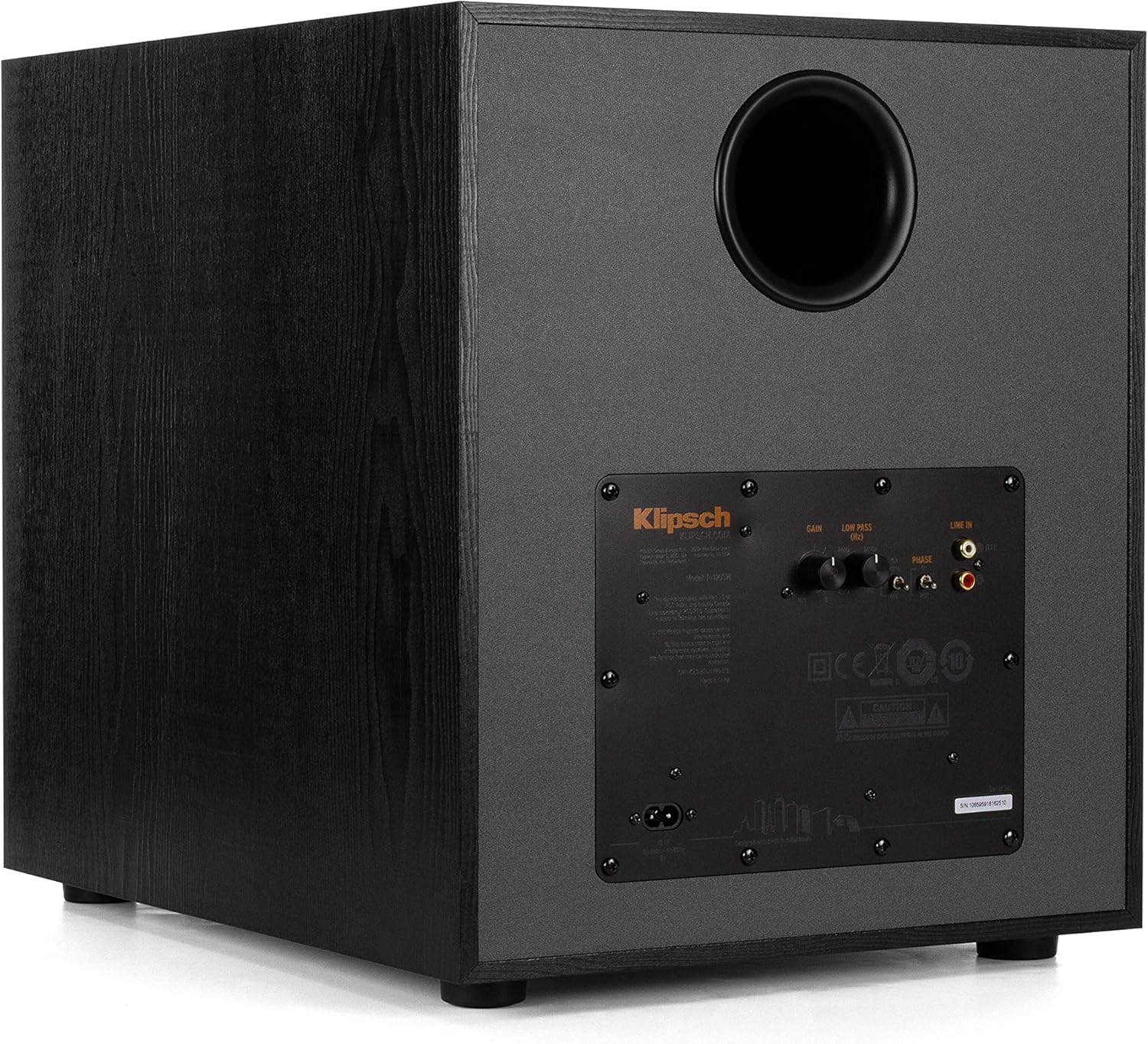 Klipsch R-120SW Subwoofer, Black
